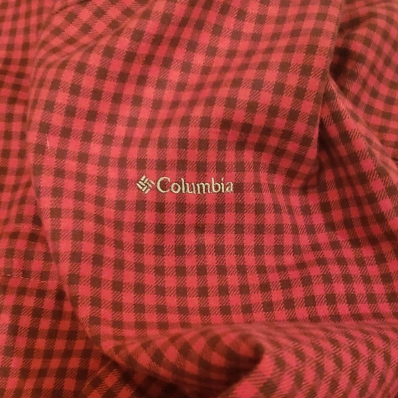 Columbia Flannel Button Down Dress M - Picture 4 of 7